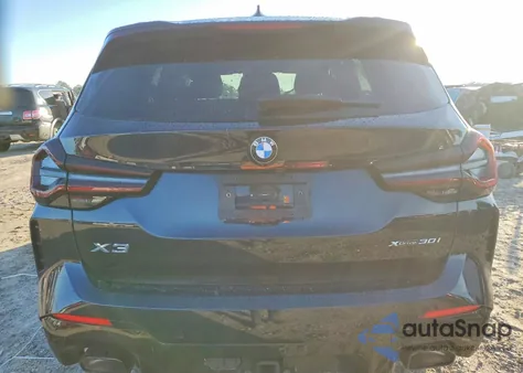 2024 BMW X3 xDrive30I z USA, uszkodzony, nr VIN 5UX53DP05R9U37459